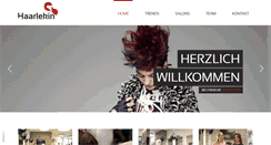 Desktop Screenshot of friseur-haarlekin.at